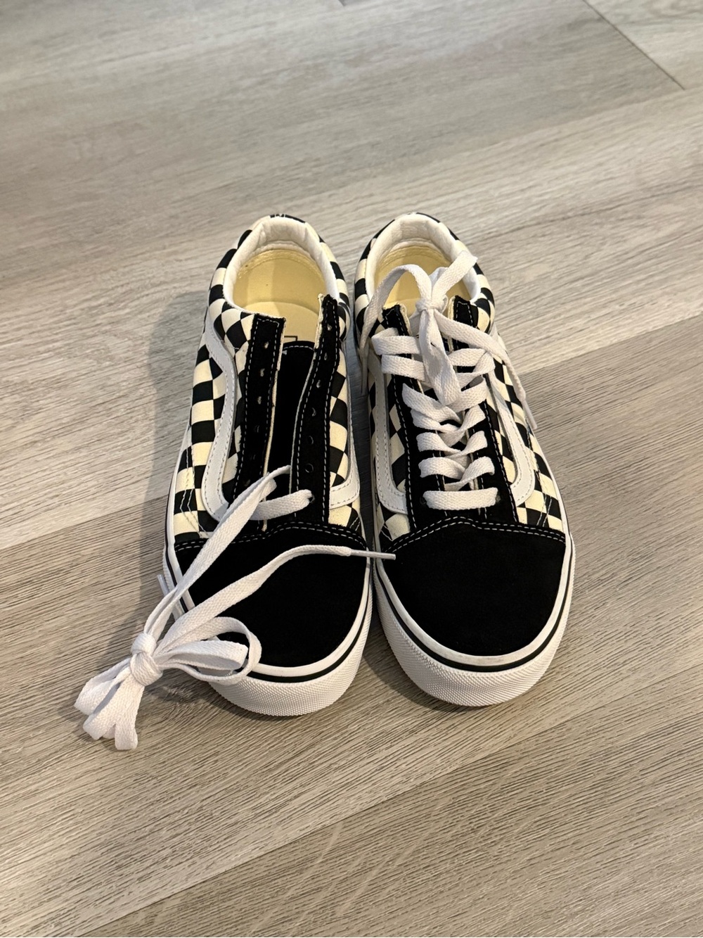 Vans Black and White Checkerboard Old Skool Sneakers